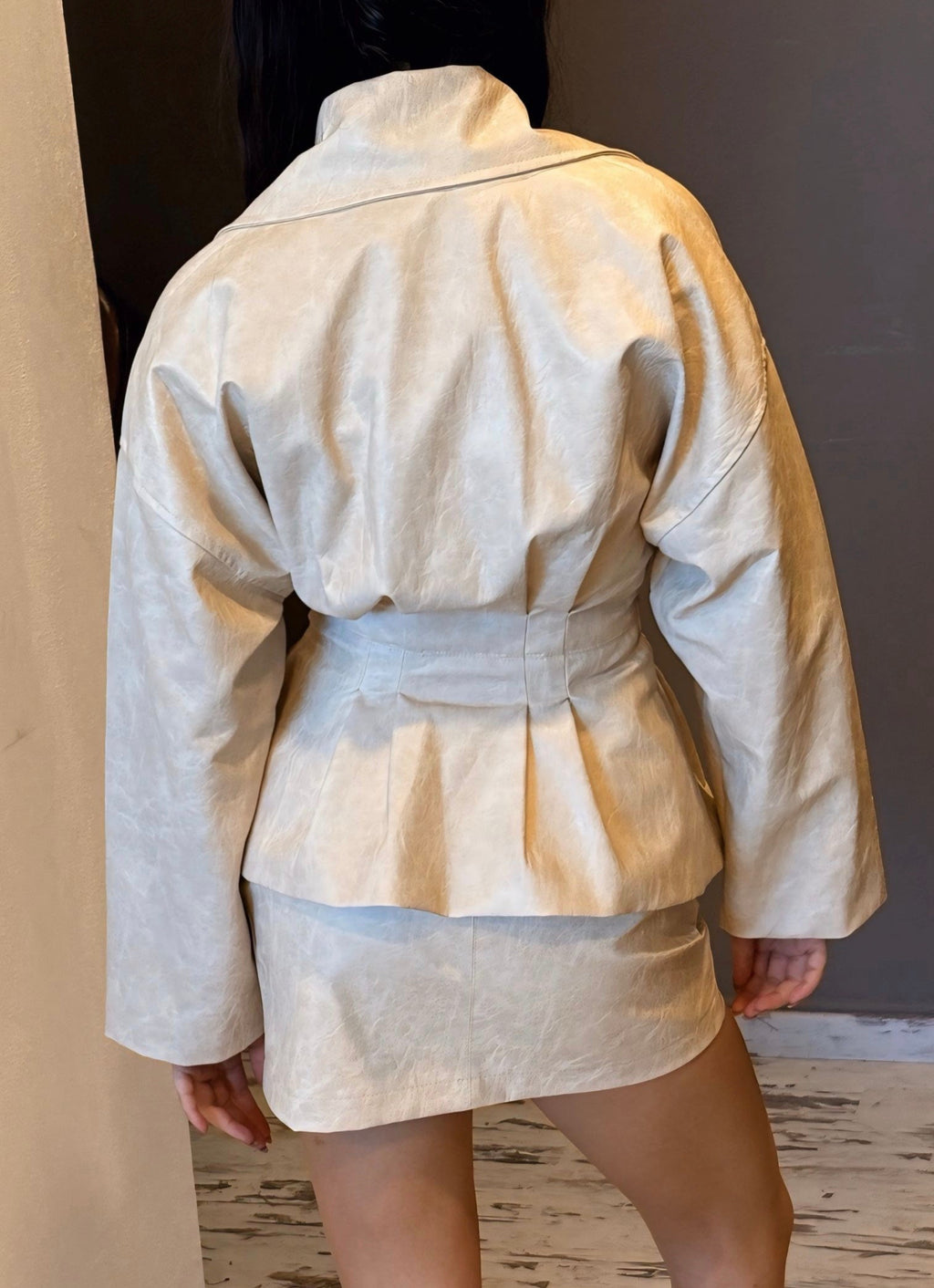 Mini in ecopelle con cintura HaveOne