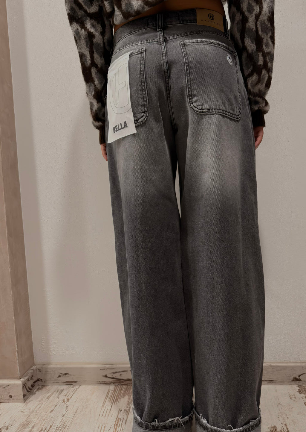 Jeans Bella denim grigio - HaveOne