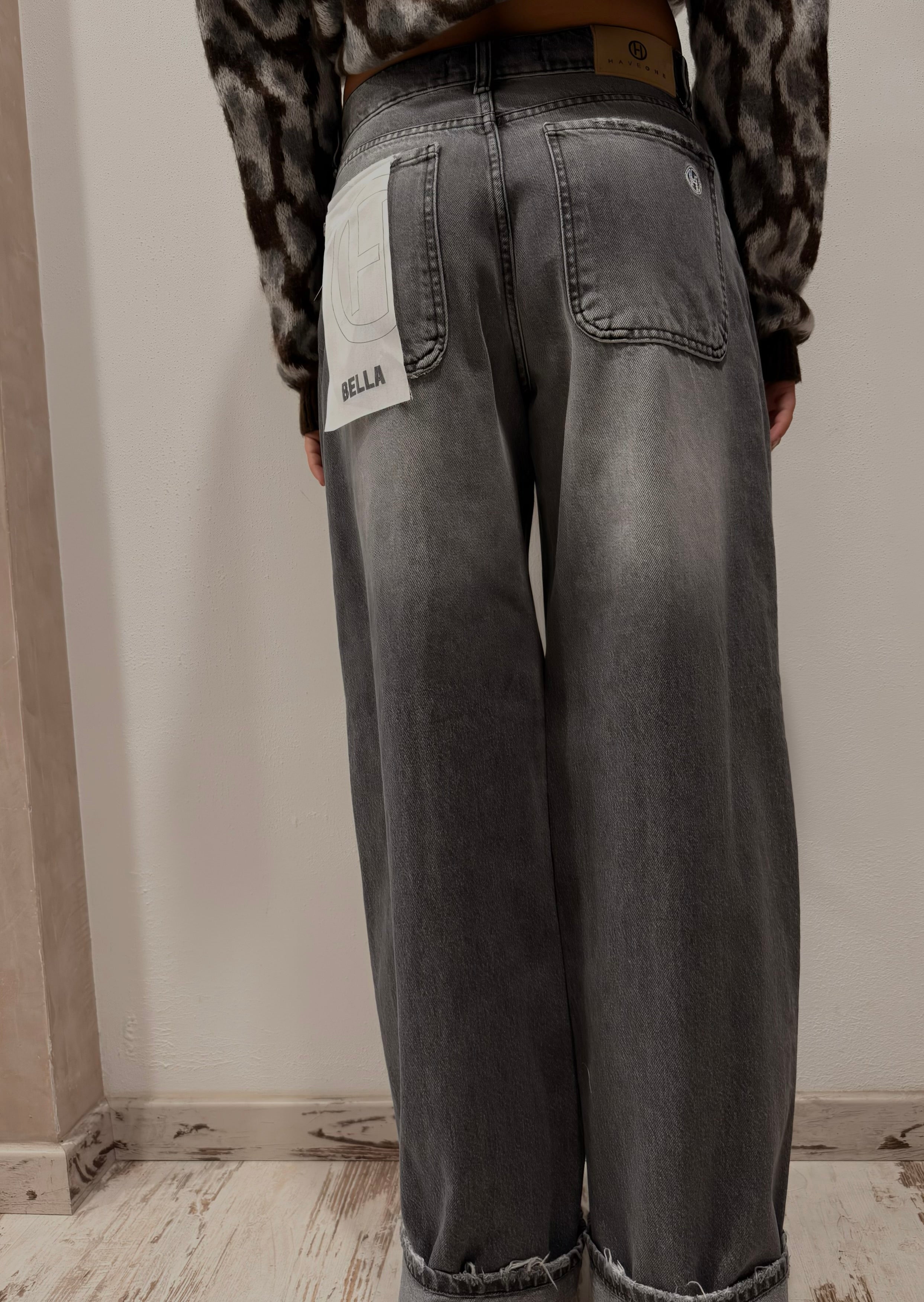 Jeans Bella denim grigio - HaveOne