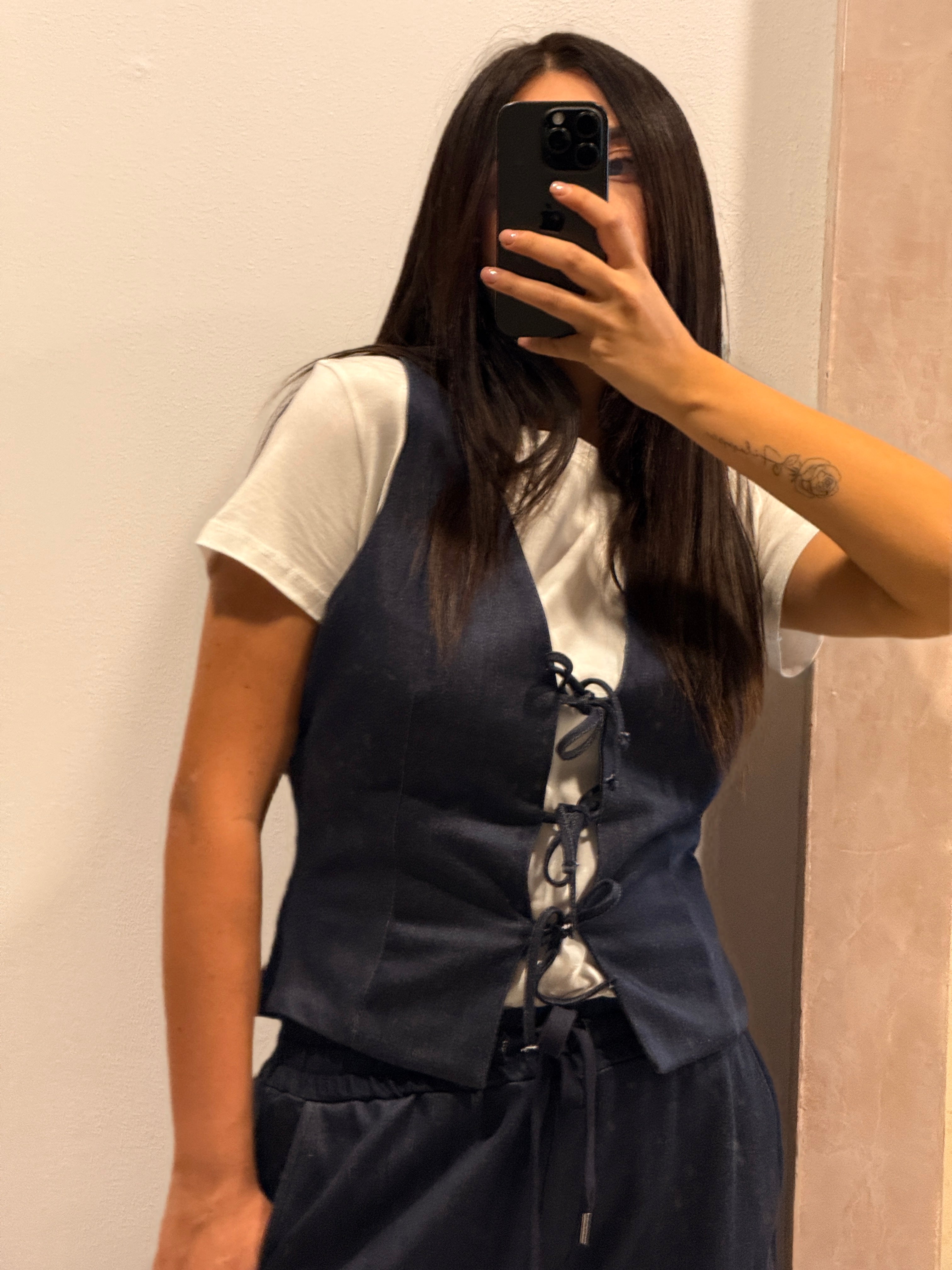 Pantalone effetto Denim -Please