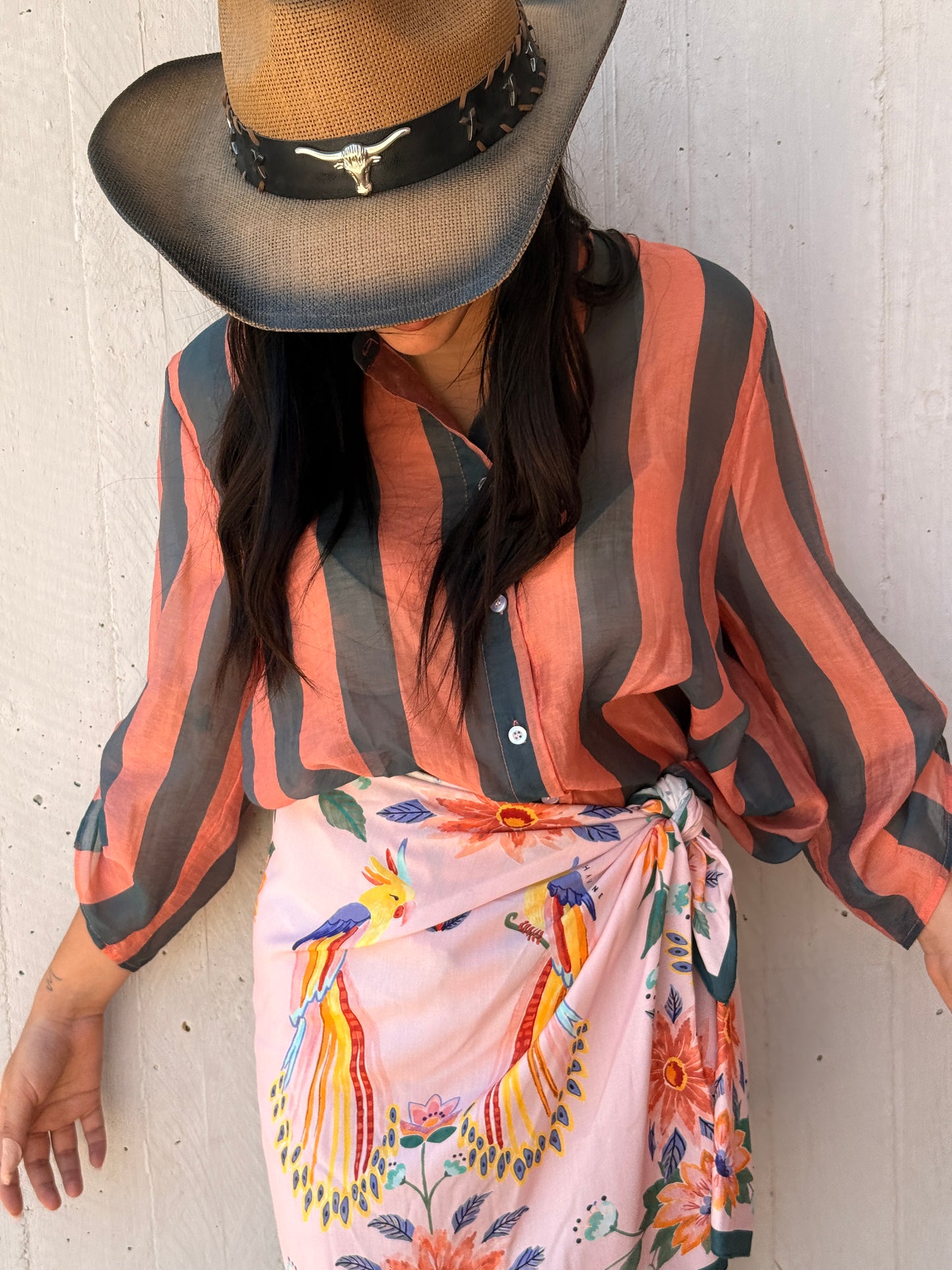 Camicia HaveOne The Island-Corallo