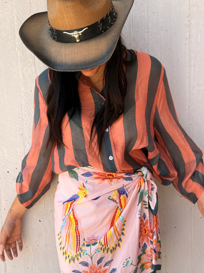 Camicia HaveOne The Island-Corallo