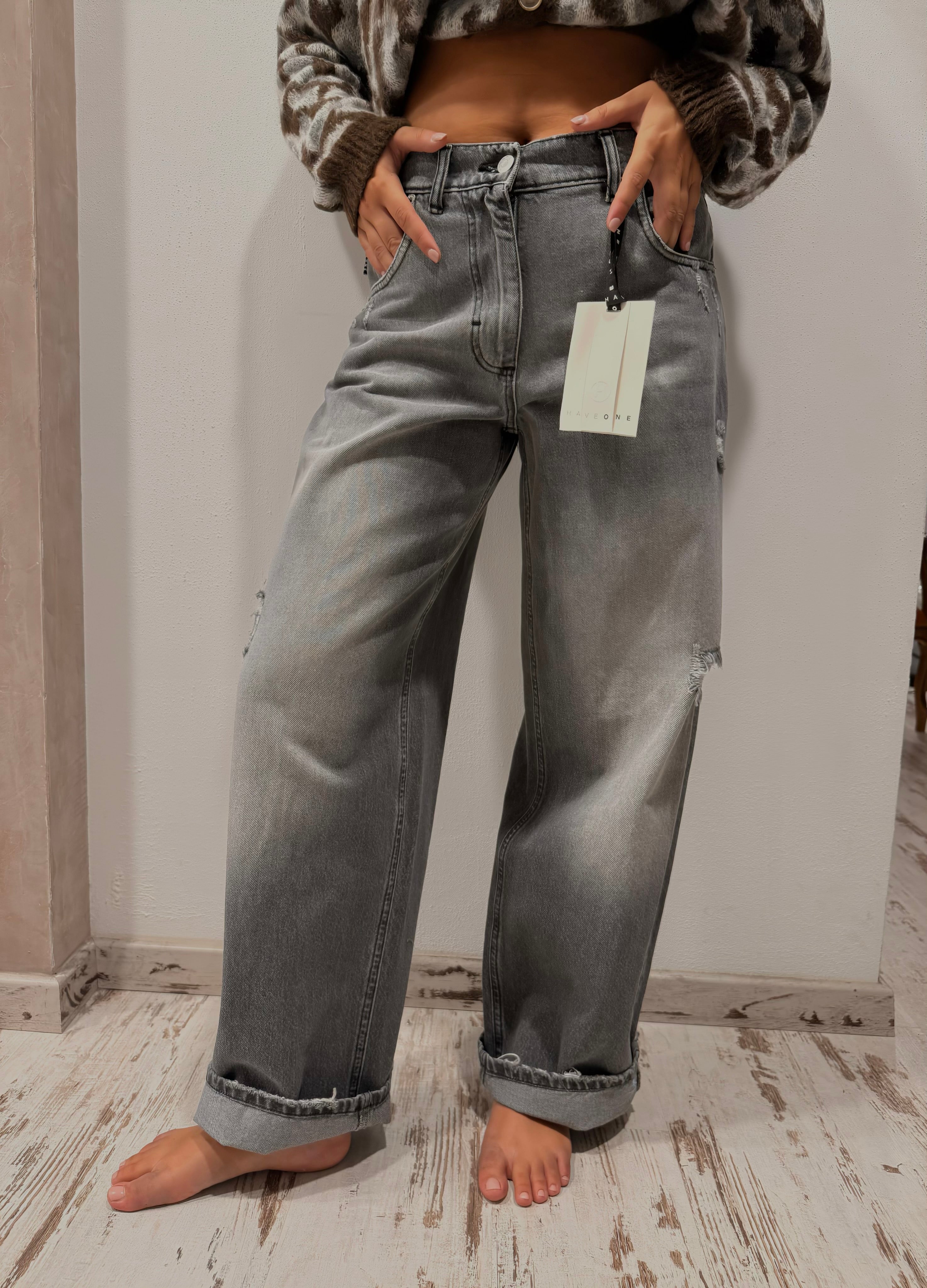 Jeans Bella denim grigio - HaveOne