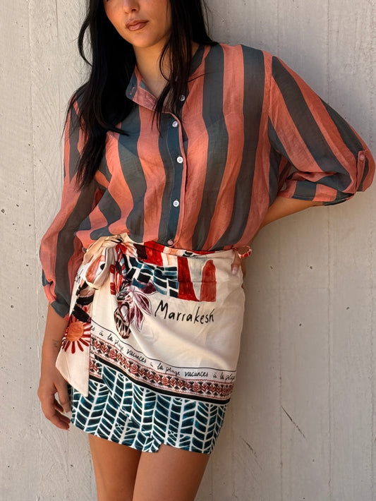 Camicia HaveOne The Island-Corallo