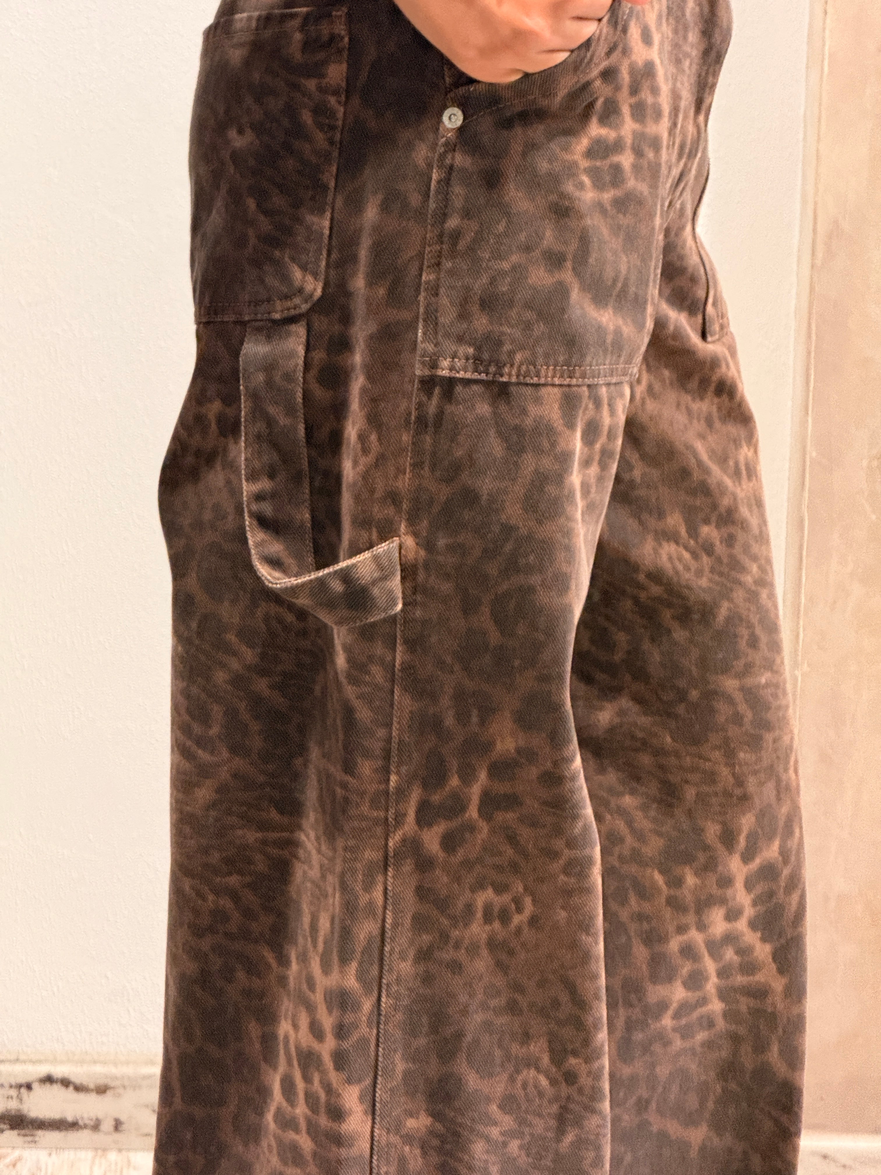 Jeans gamba larga modello Work maculato - HaveOne