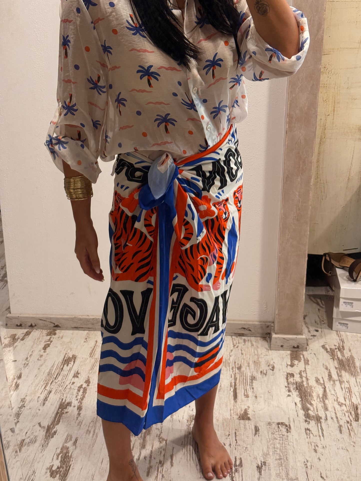 Camicia HaveOne The Island- Palme