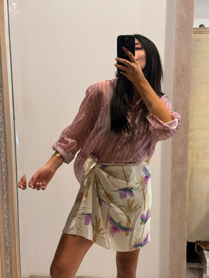 Camicia HaveOne The Island Righe- Lilla