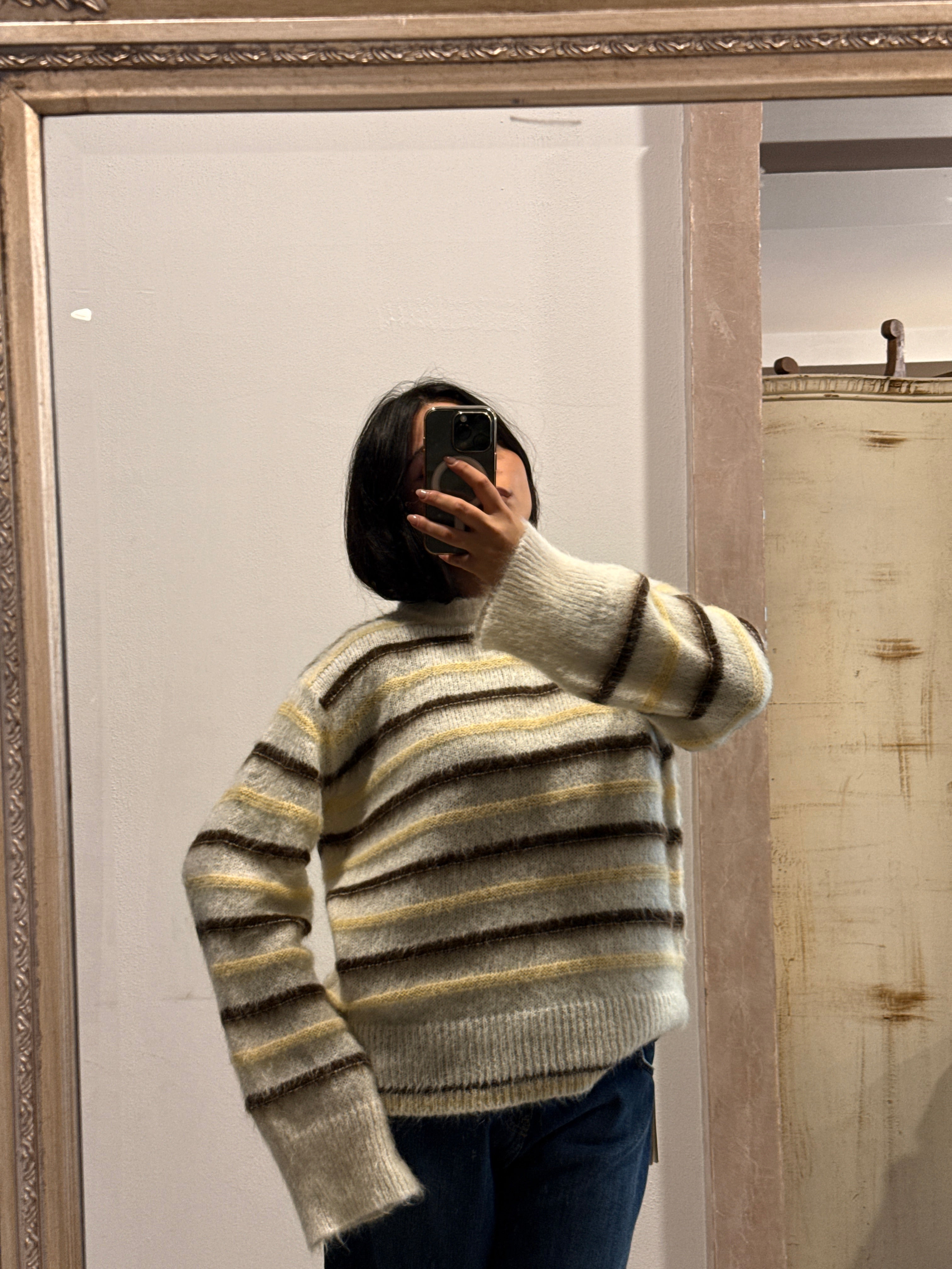 Vicolo – Pull riga mohair