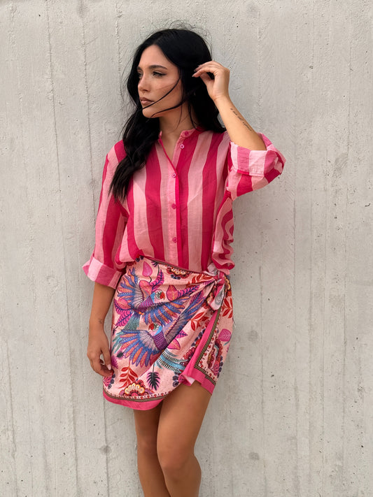 Camicia HaveOne The Island- Fuxia