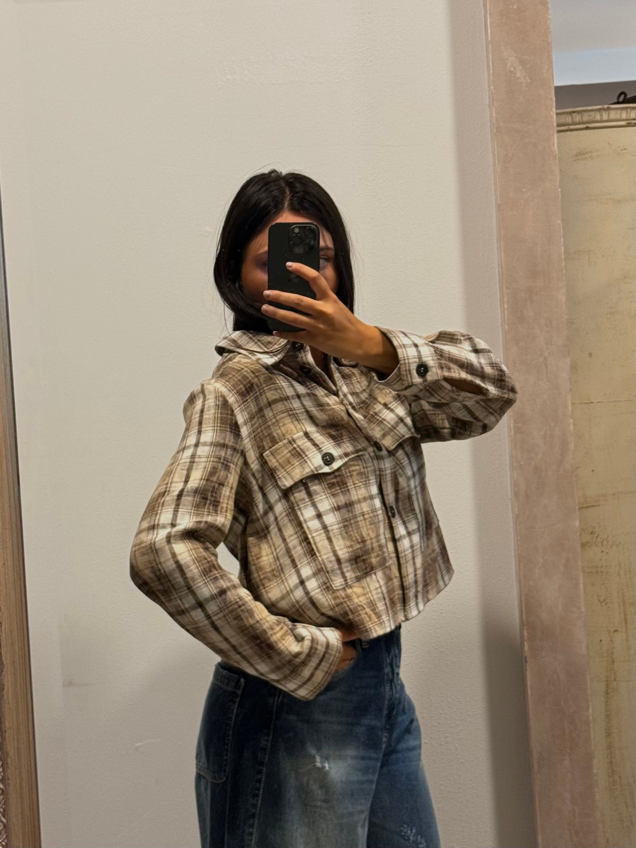 Camicia a Quadri Cropped Please