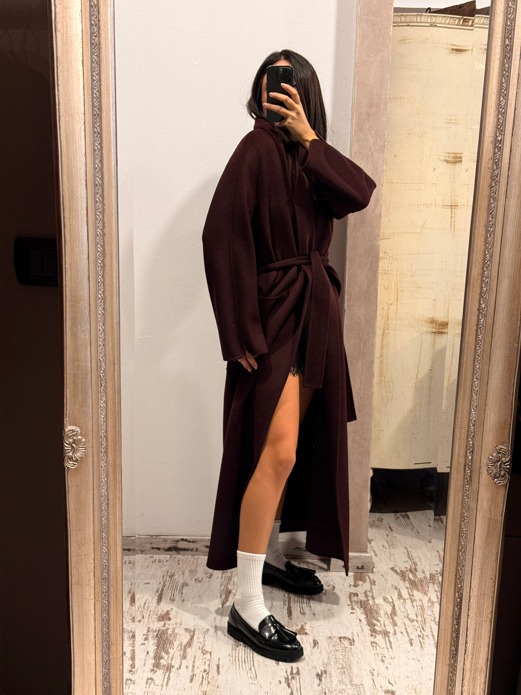 Cappotto Hand Made Vicolo Bordeaux