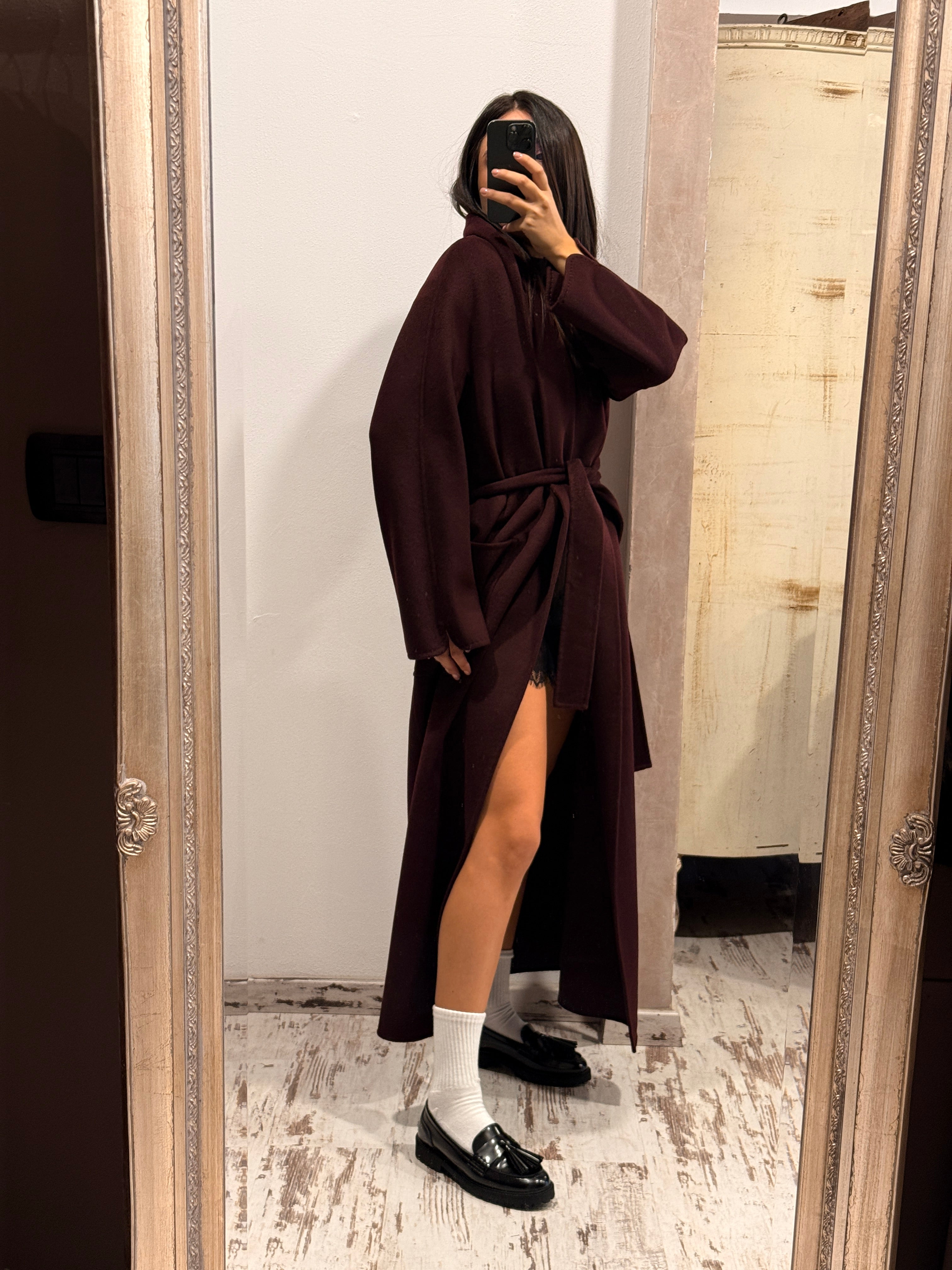 Cappotto Hand Made Vicolo Bordeaux