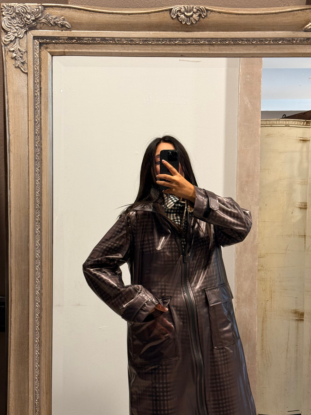 Cappotto 2 in 1 Vicolo Donna – Con Impermeabile Rimovibile a Quadri