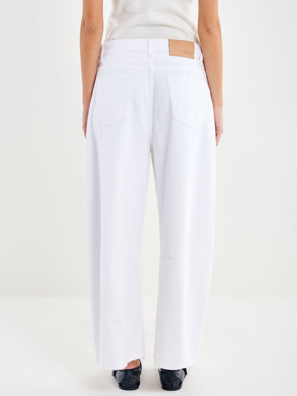 Jeans Cecil a Ovetto Bianco Vicolo