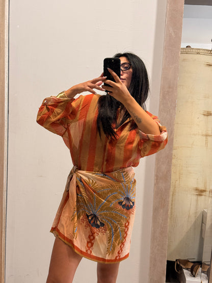 Camicia HaveOne The Island Righe-Corallo