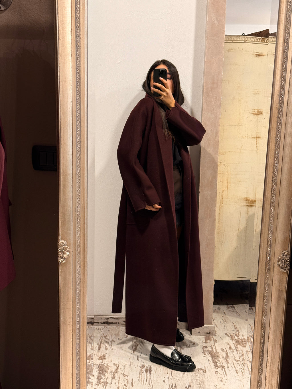 Cappotto Hand Made Vicolo Bordeaux