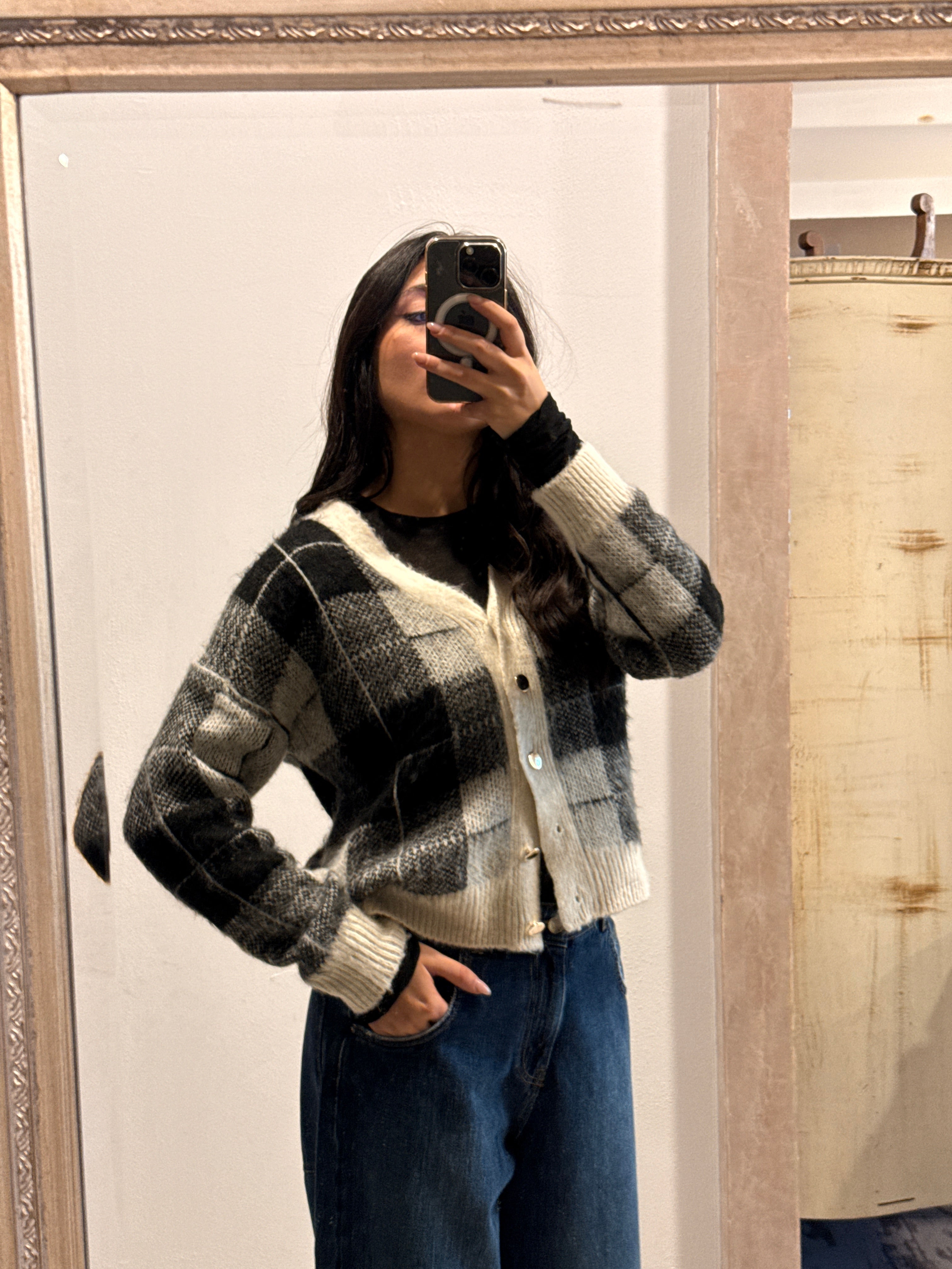 Vicolo - Cardigan Quadri