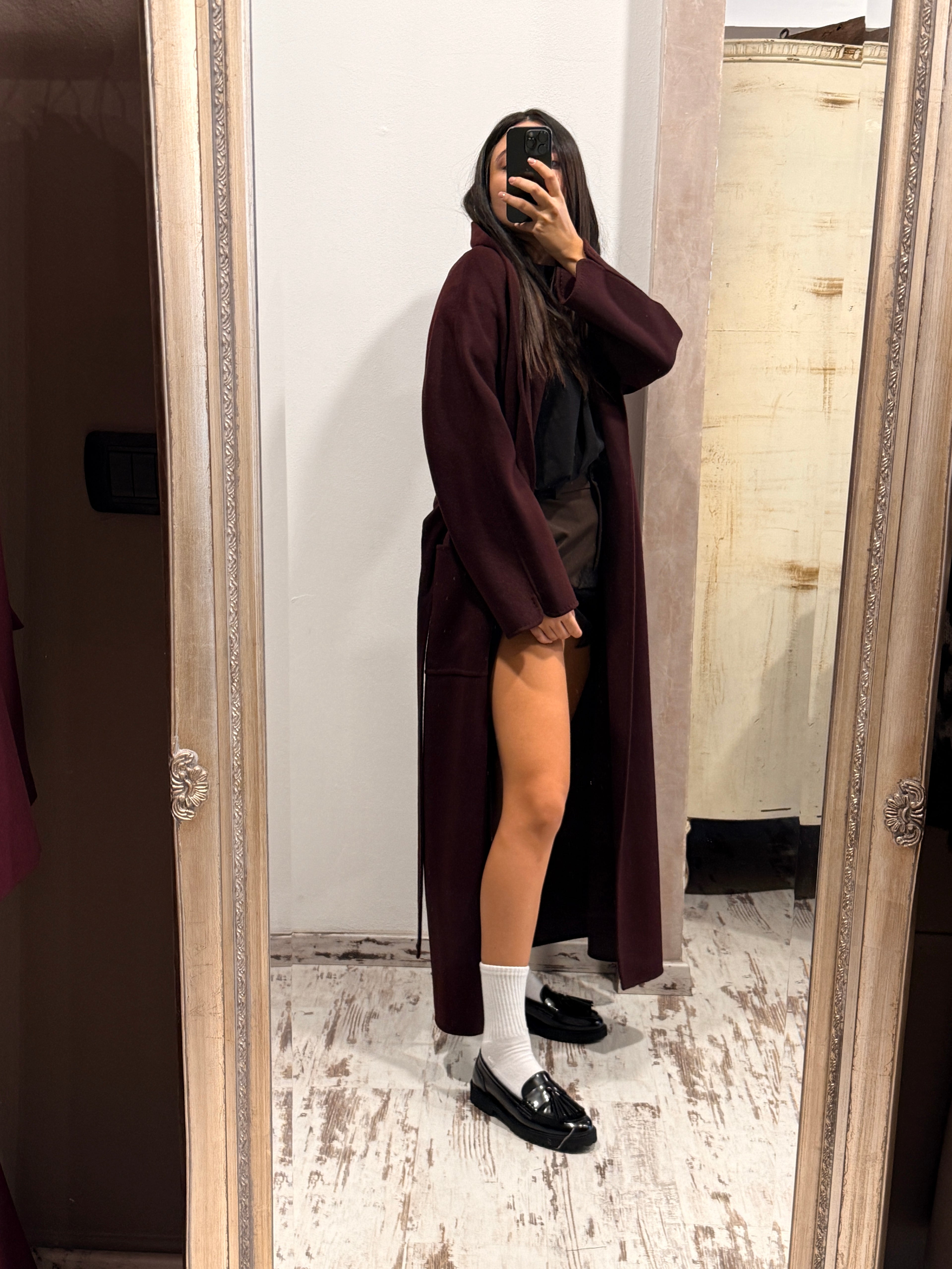 Cappotto Hand Made Vicolo Bordeaux