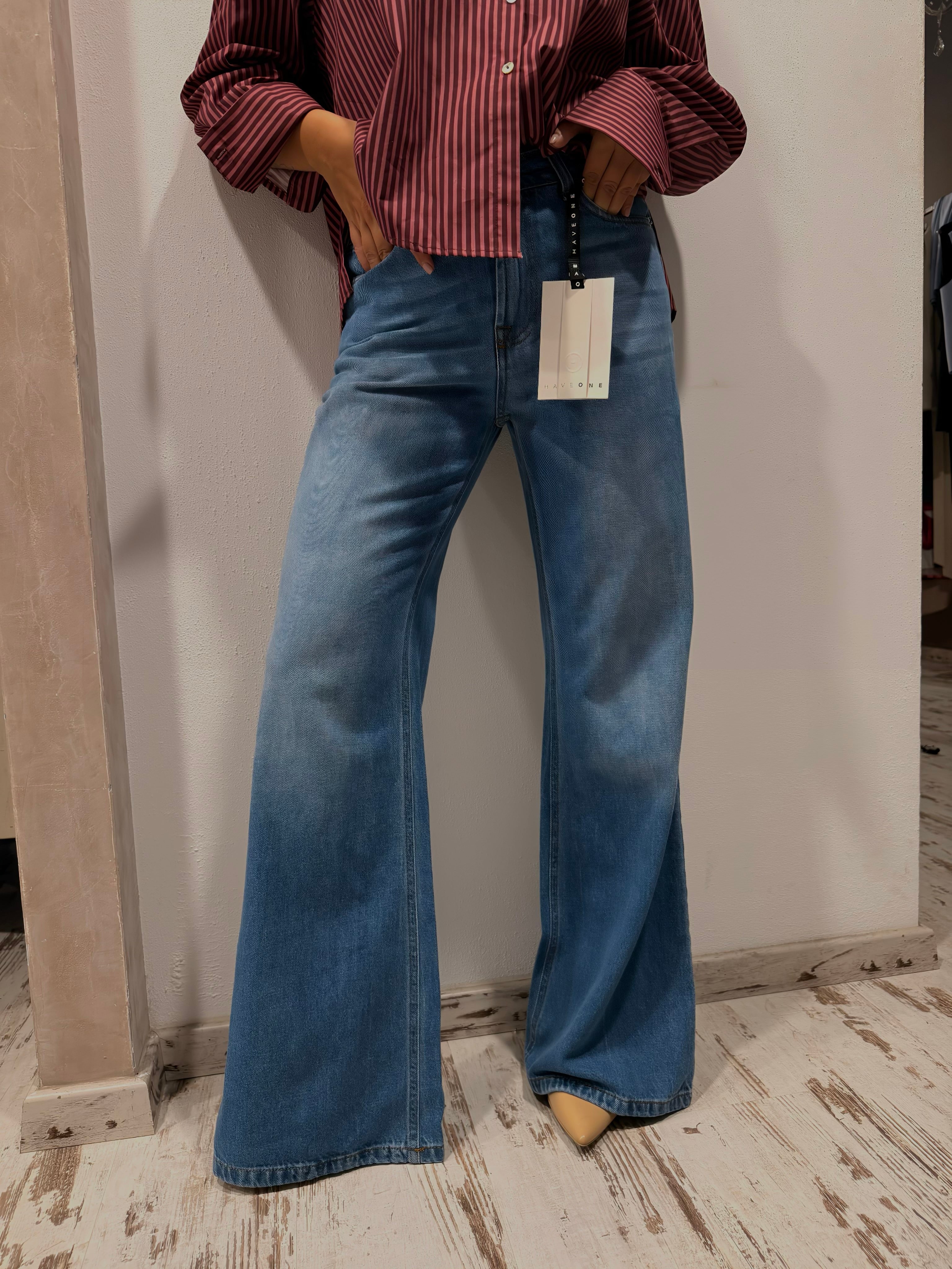 Jeans palazzo Tokyo denim HaveOne