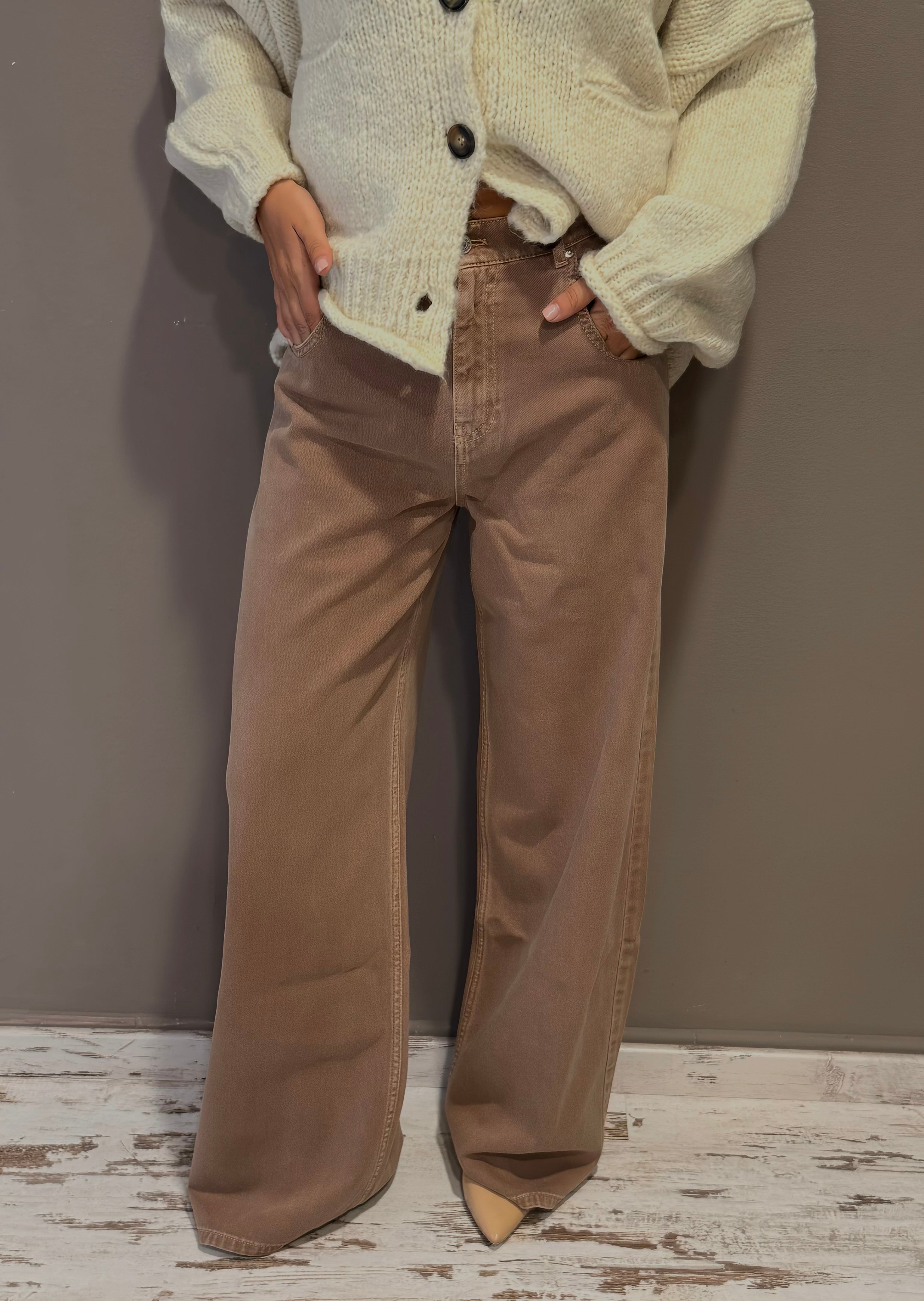Jeans Mia biscotto baggy fit - Vicolo