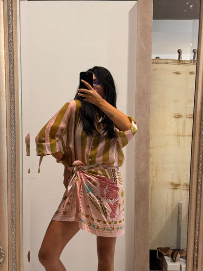 Gonna Pareo Corta HaveOne The Island Tigre Rosa