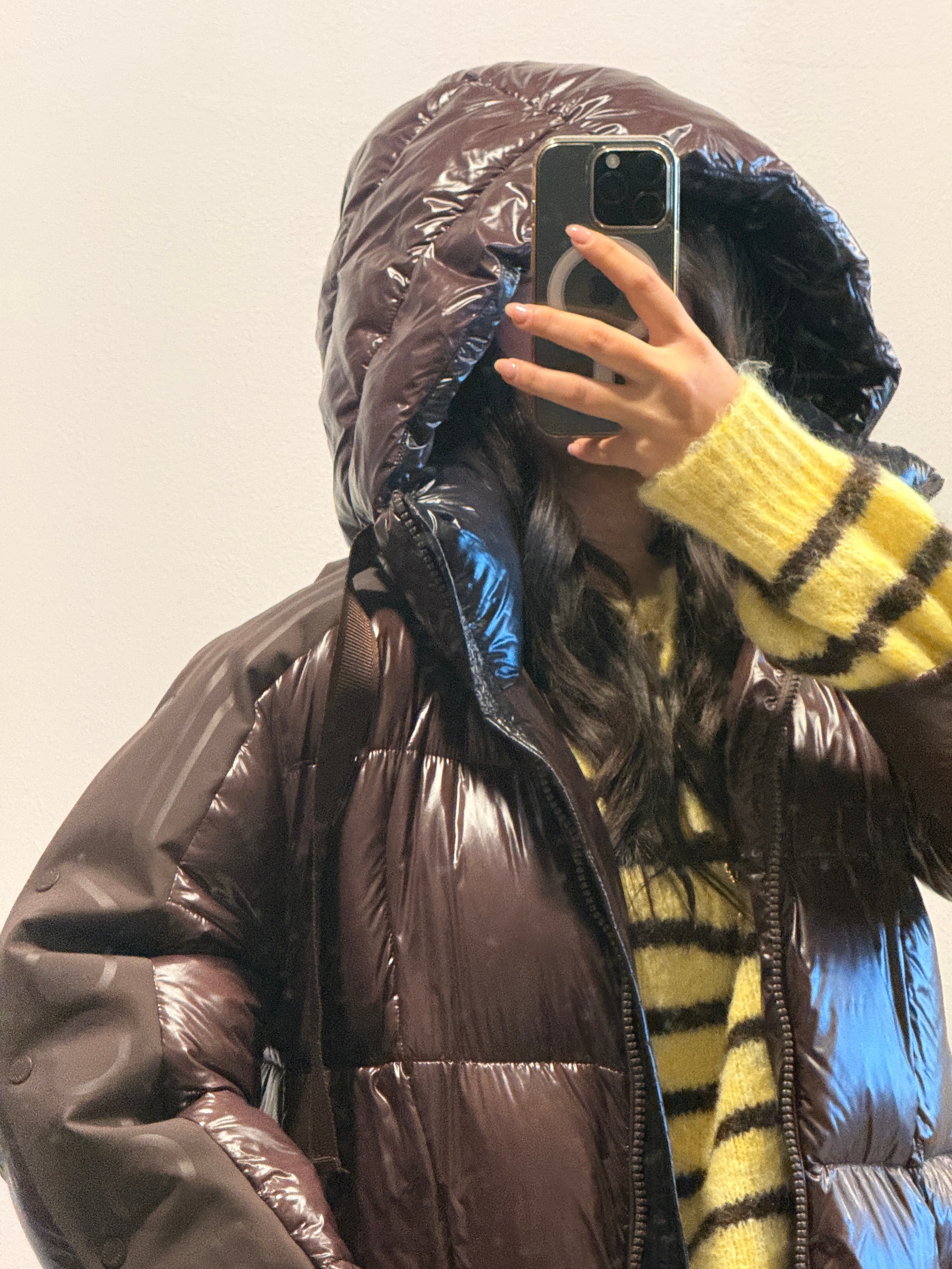 Piumino lungo imbottito Vicolo Moro