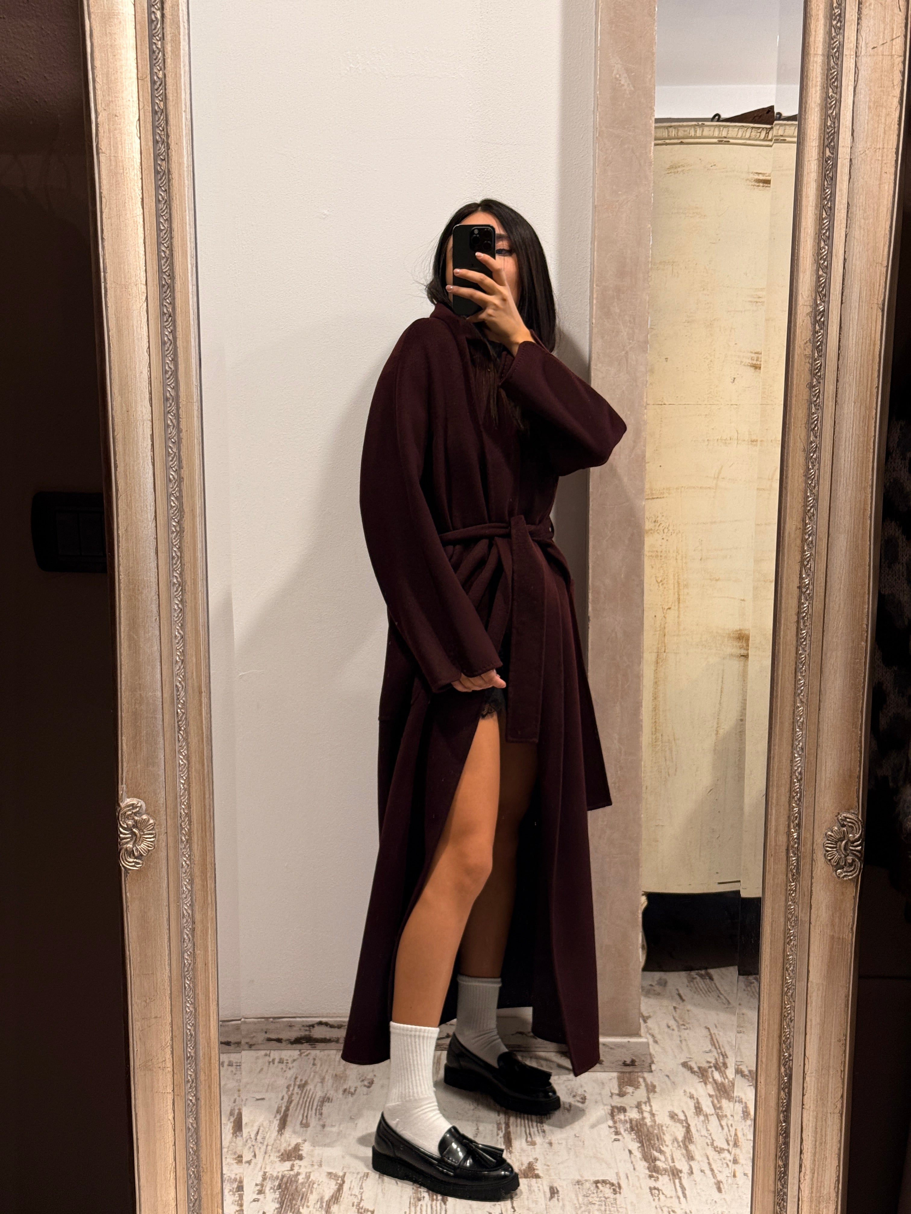 Cappotto Hand Made Vicolo Bordeaux
