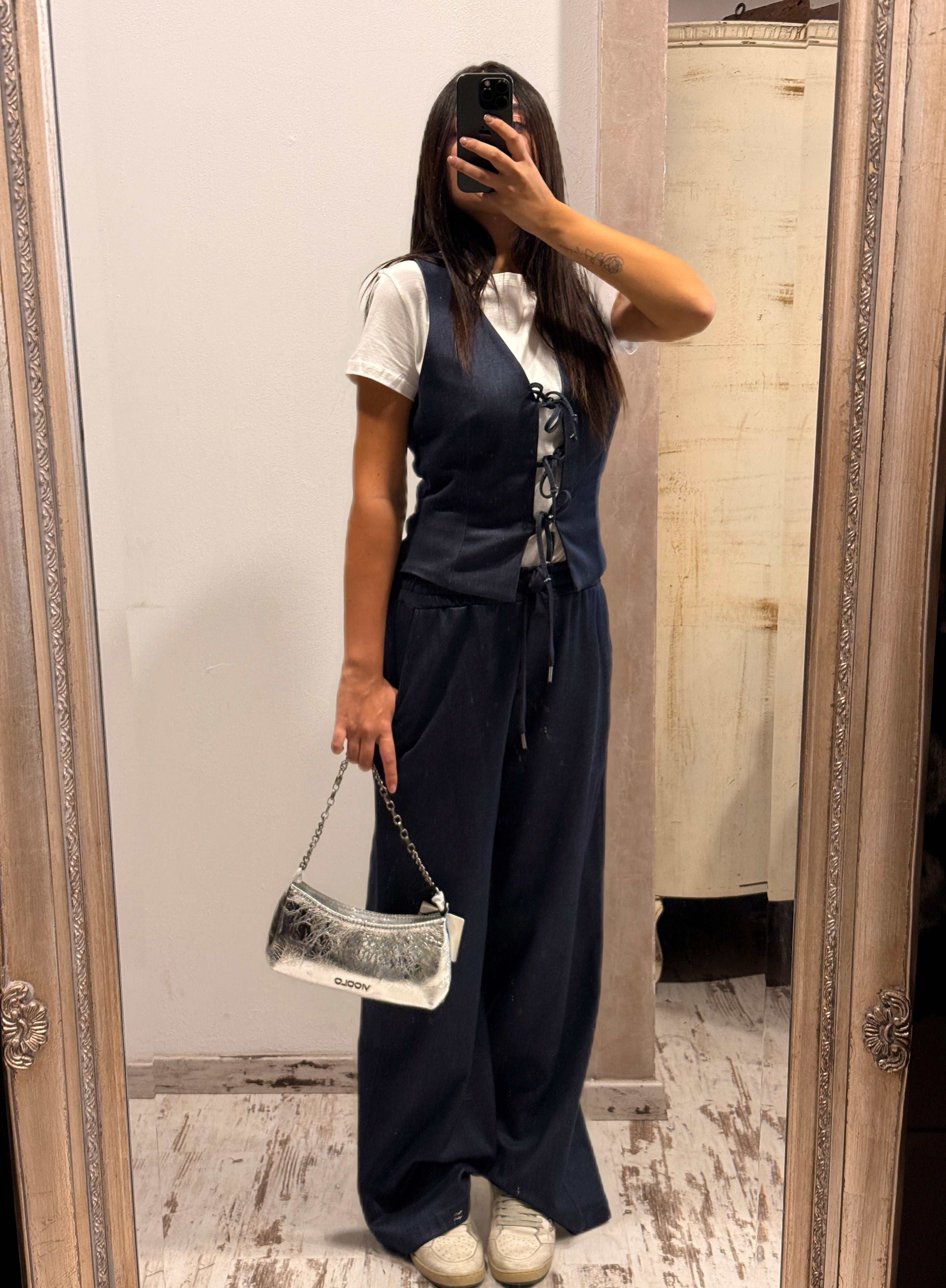 Pantalone effetto Denim -Please