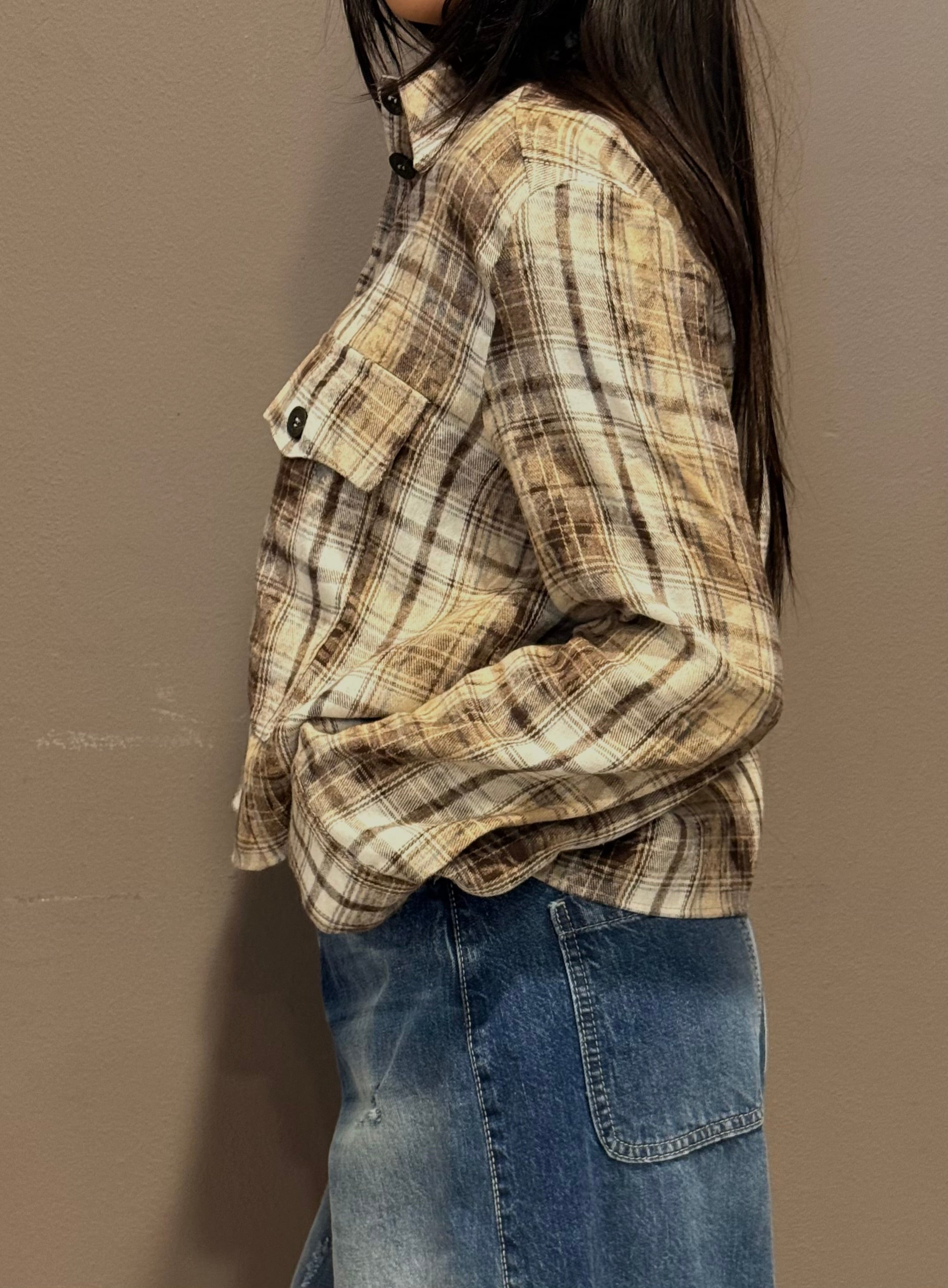 Camicia a Quadri Cropped Please