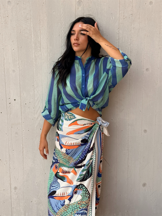 Camicia HaveOne The Island- Oceano