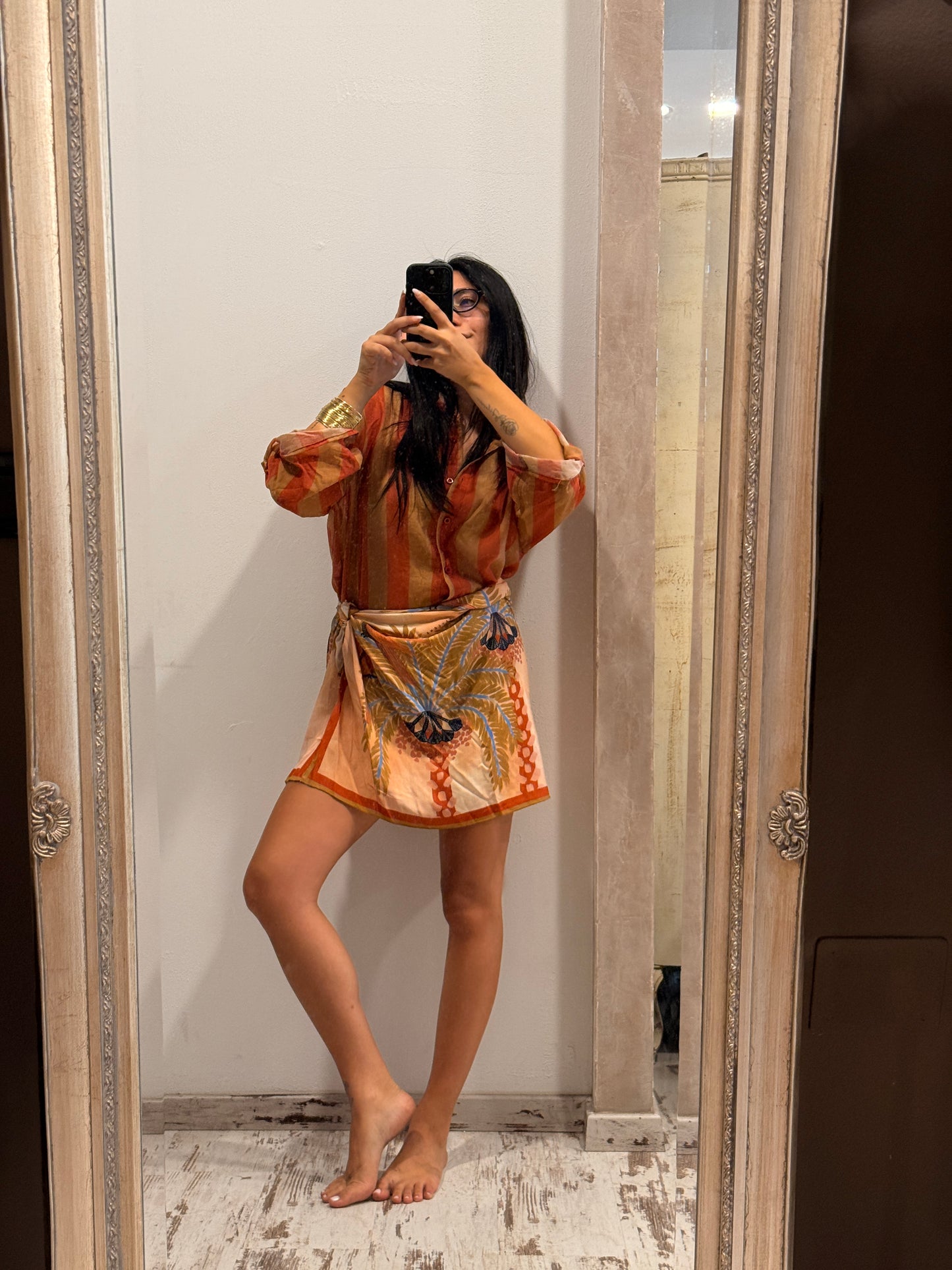 Camicia HaveOne The Island Righe-Corallo
