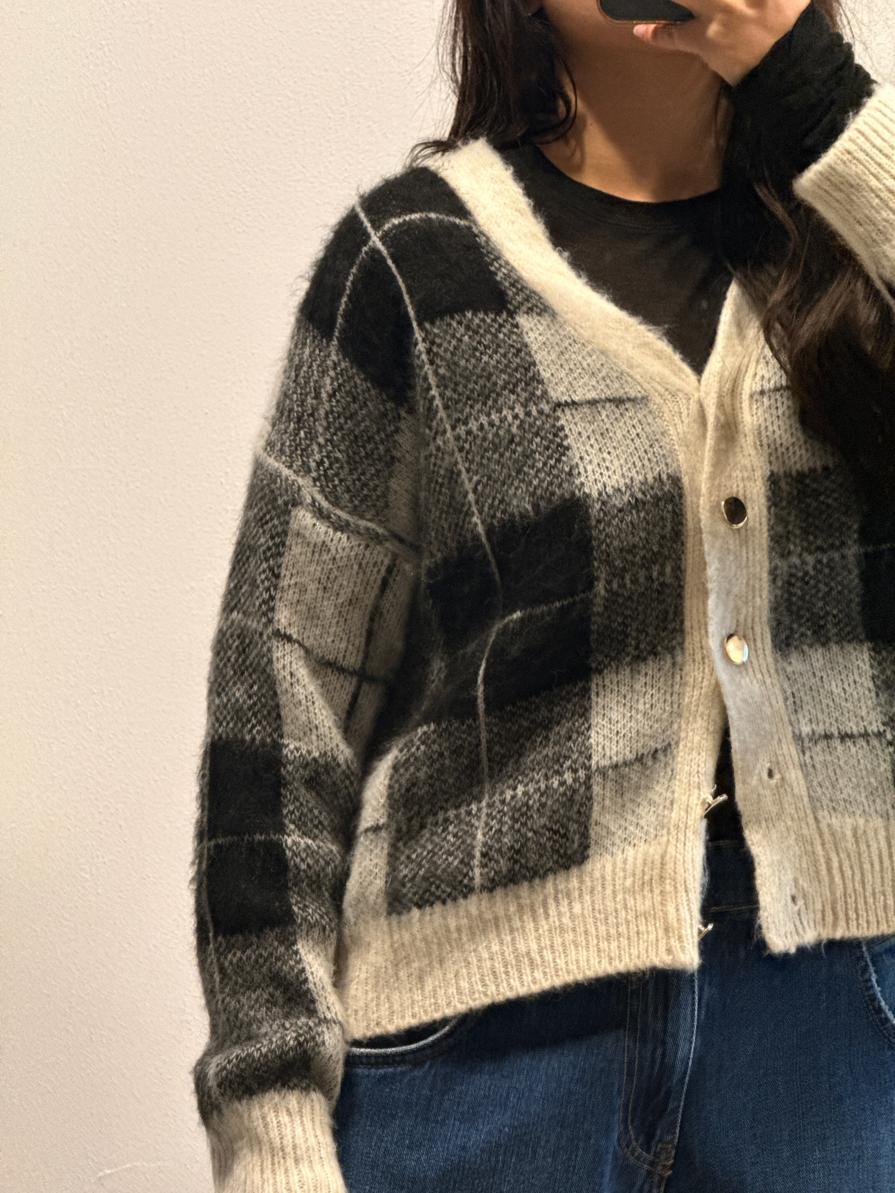 Vicolo - Cardigan Quadri