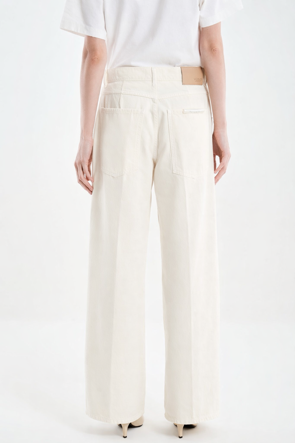 Jeans Icon Mia Baggy Crema - Vicolo