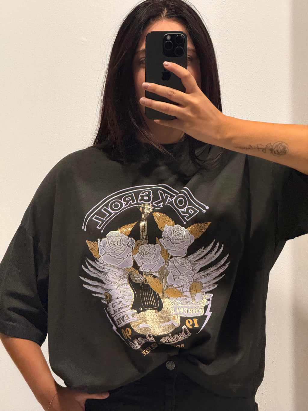 T shirt over Rock grigio piombo - HaveOne