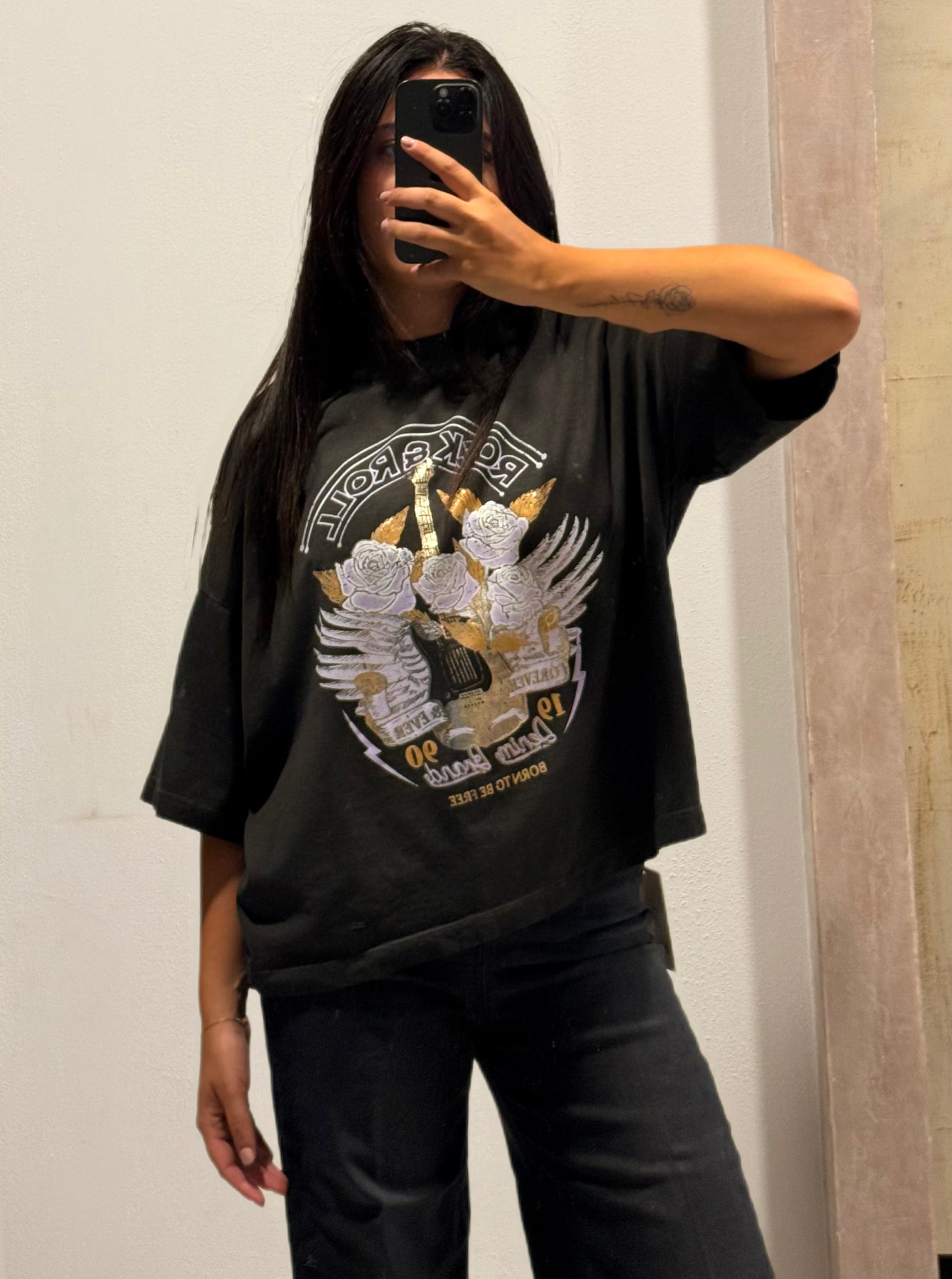 T shirt over Rock grigio piombo - HaveOne