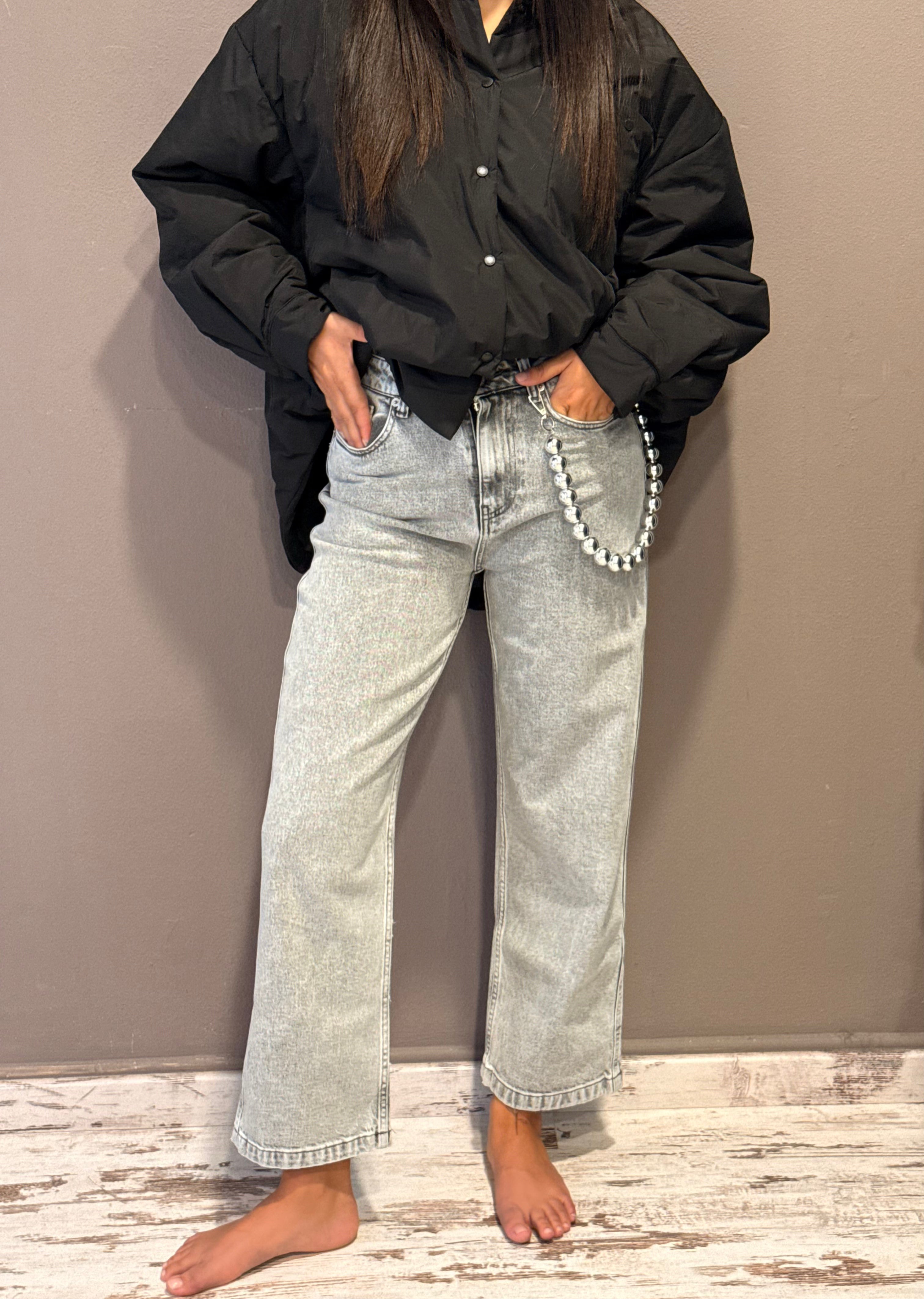 Jeans Kate Vicolo con Charm – Straight Fit Donna, Vita Alta
