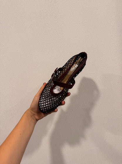 Ballerina Susy Bordeaux Glam vista dall'alto