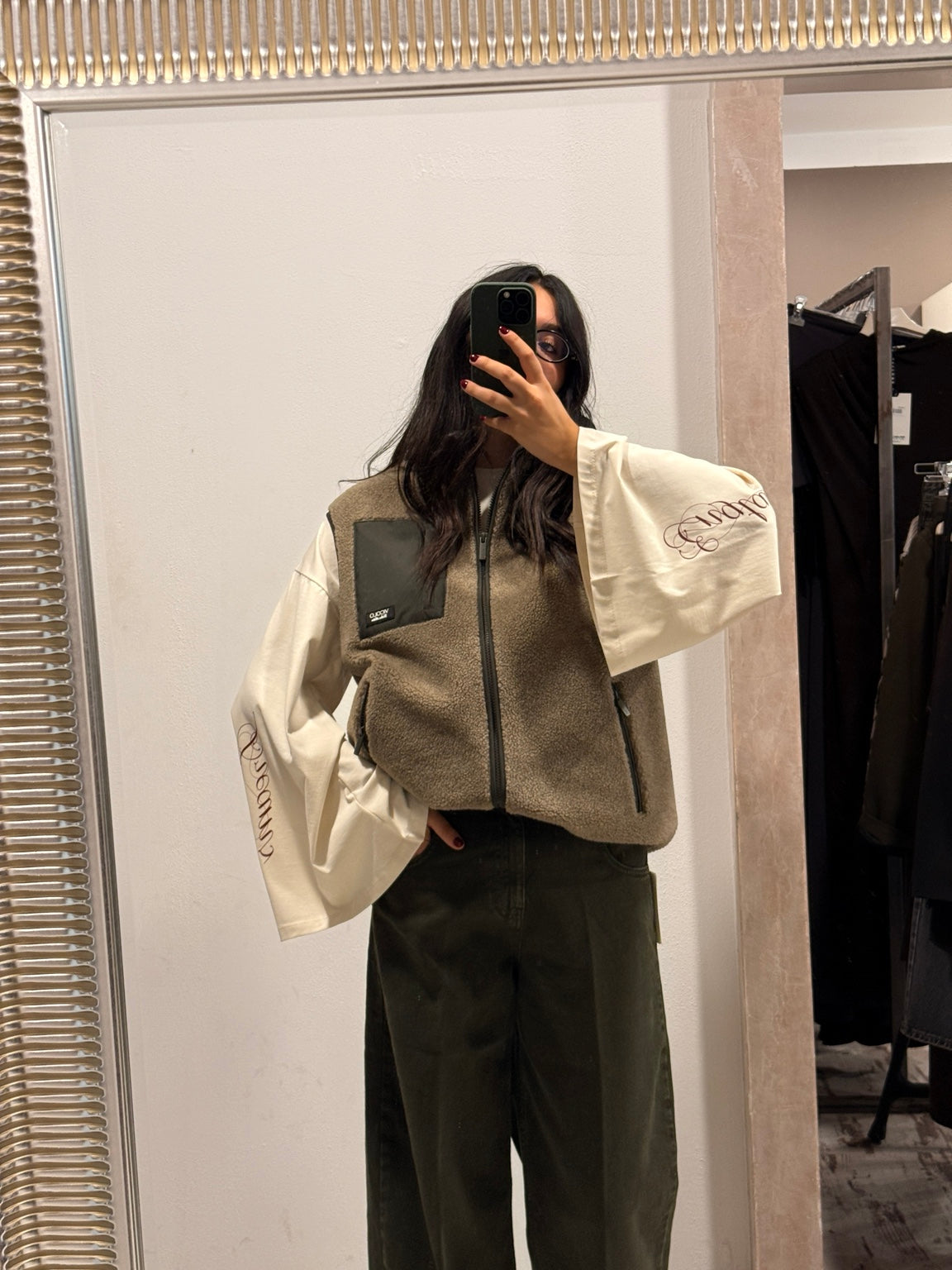 Gilet tessuto teddy ViCOLO