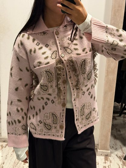 Dettaglio cardigan bandana Tensione In