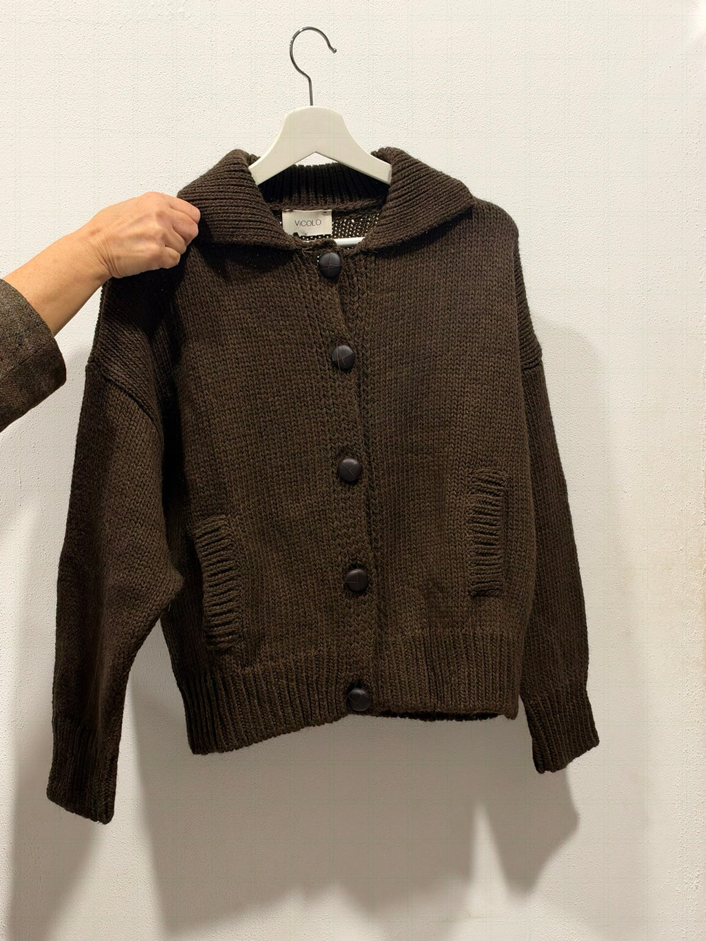 Cardigan Misto Lana Vicolo Moro