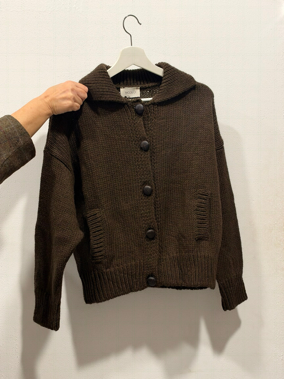 Cardigan Misto Lana Vicolo Moro