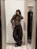 Dolcevita Cashmere HaveOne marrone a pois