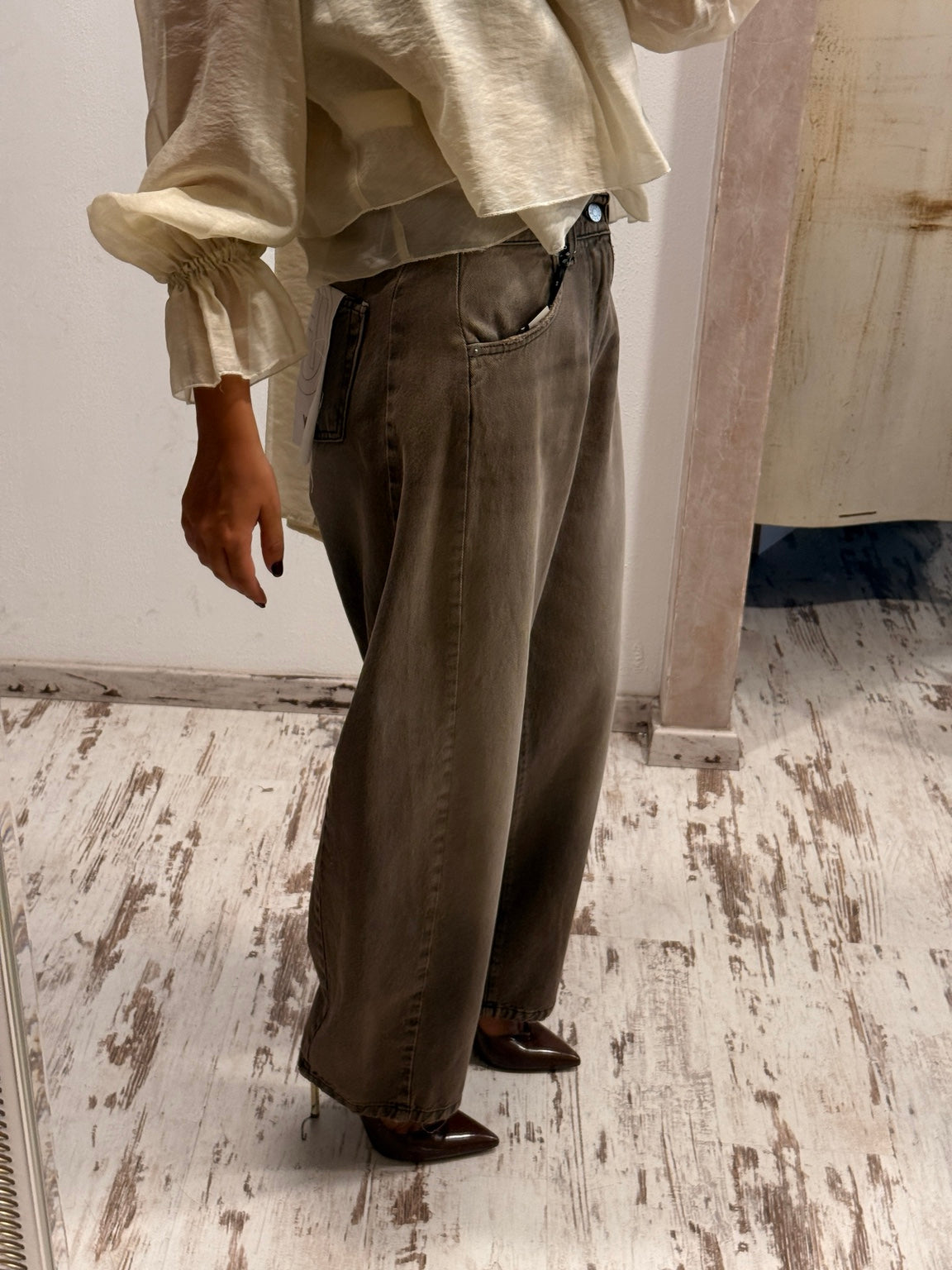 Pantalone Lucy Denim slavato HaveOne