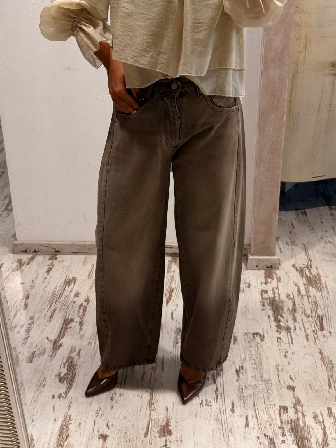Pantalone Lucy Denim slavato HaveOne