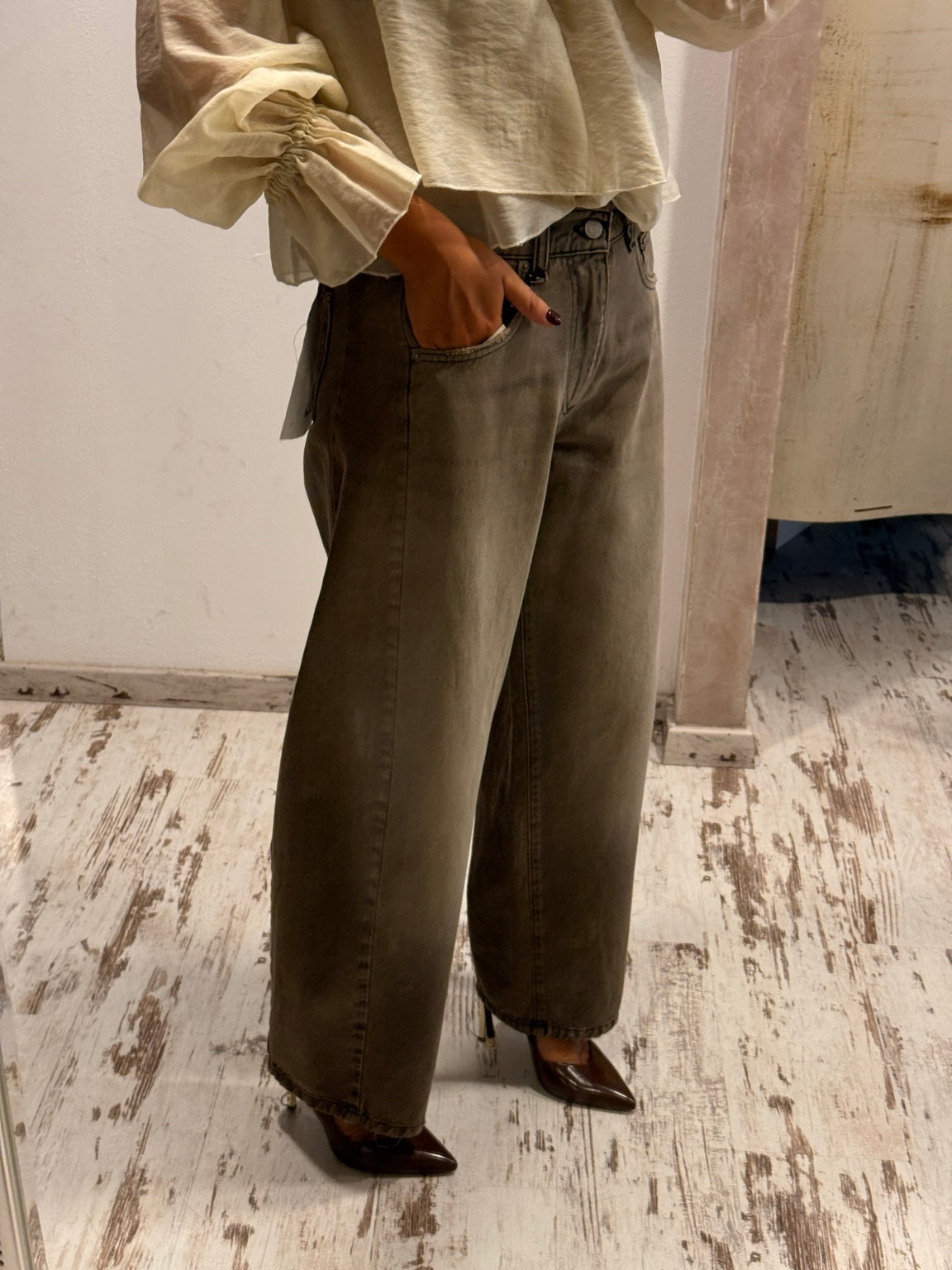 Pantalone Lucy Denim slavato HaveOne
